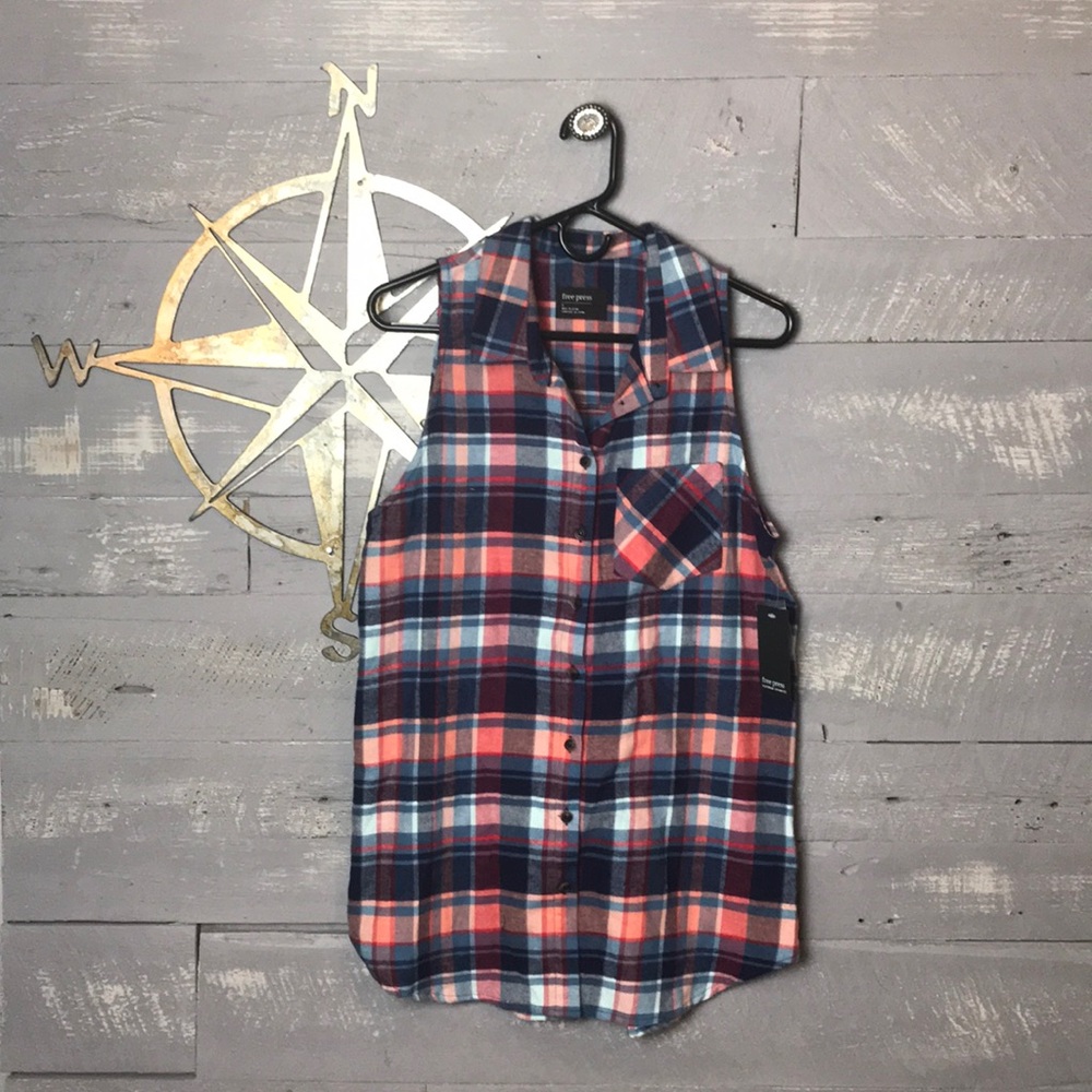 Free Press flannel sleepwear shirt